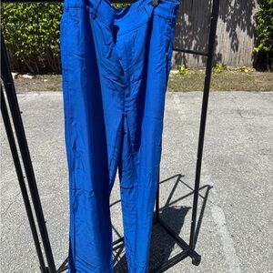 Zara Blue Wide Leg Pants for Effortless Elegance